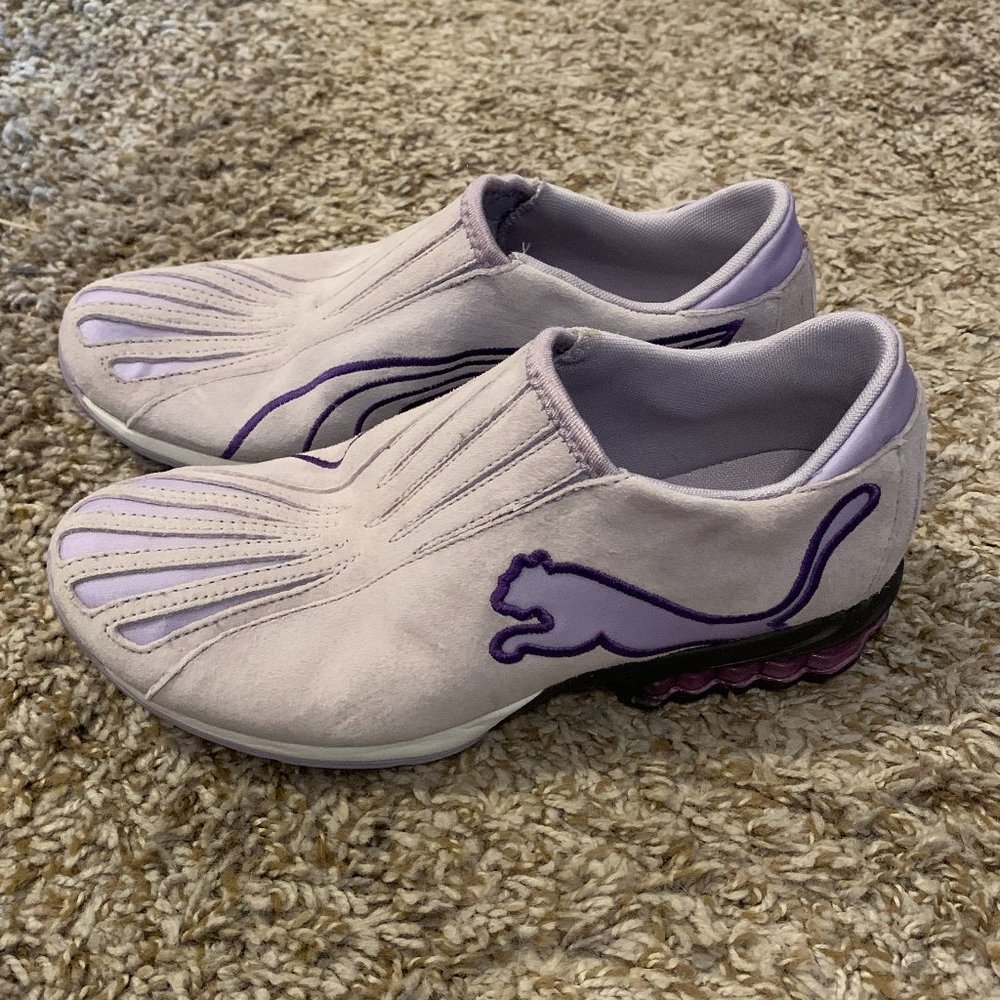 PUMA Cell Women's Purple Slip-On Sneakers